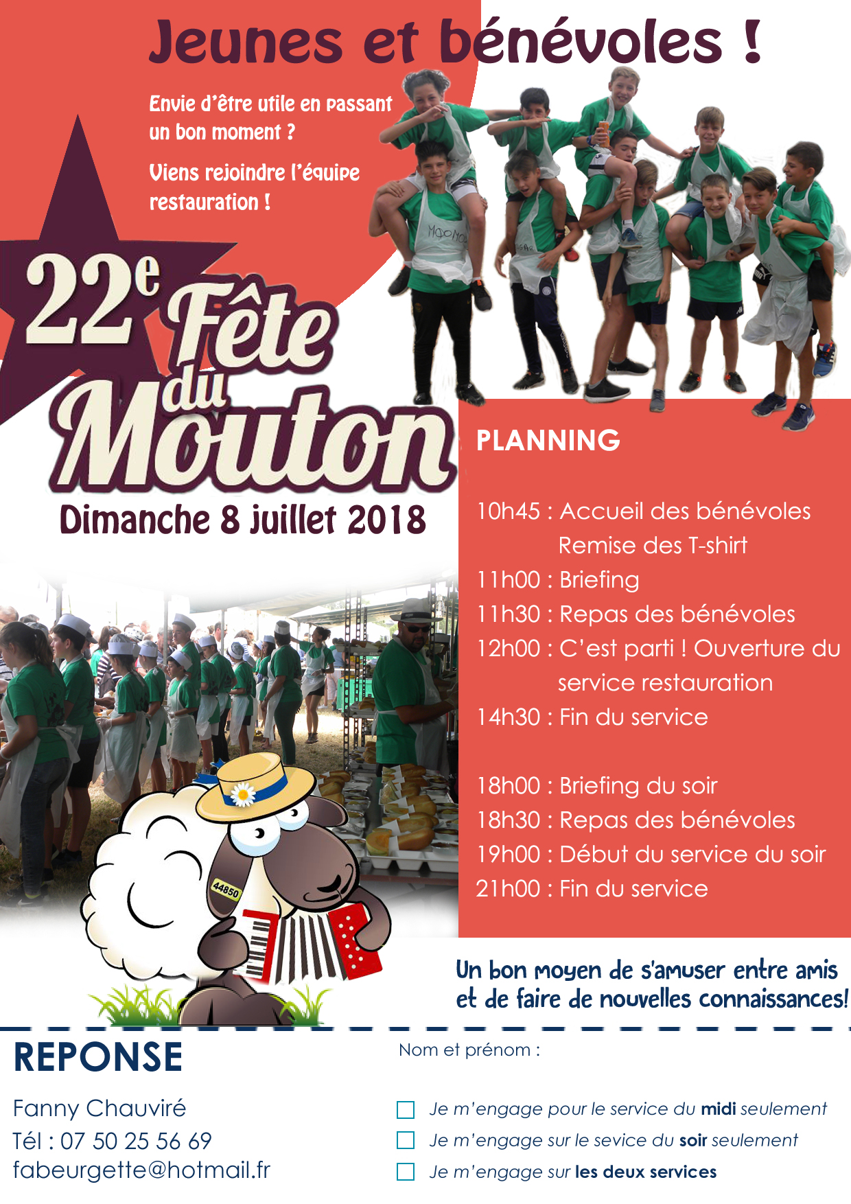 Fest'ouaille 2018 - Flyer Invitation bénévoles Fest'ouaille 2018 - Flyer Invitation bénévoles